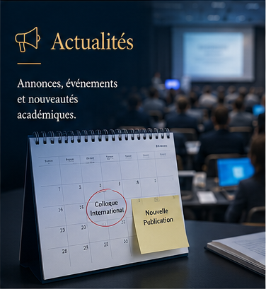 Actualités et événements académiques